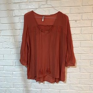 Burnt orange top